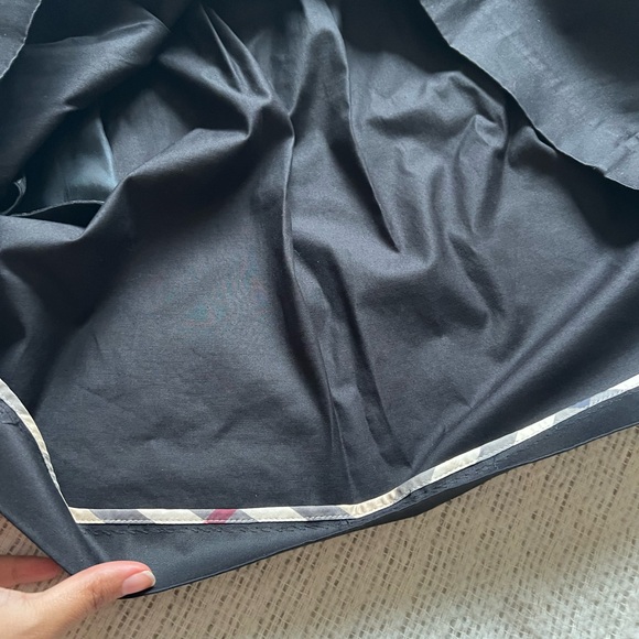 Burberry cotton blend mini skirt with pockets pleated - Picture 4 of 11